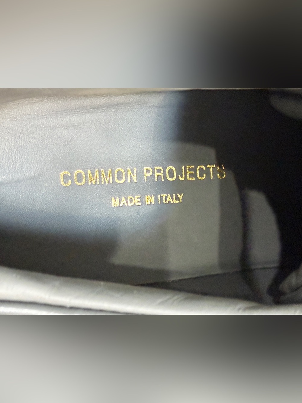 COMMON PROJECTS ORIGINAL ACHILLES LOW GRAY LEATHER 11 44 MINIMALIST $500 ITALY - Picture 11 of 11